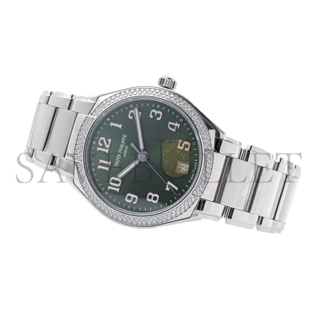 PATEK PHILLIPE GREEN DIAL 36MM  WATCH TWENTY~4  (7300-1200A)